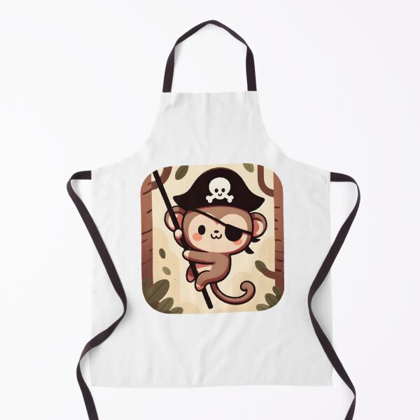 Item preview, Pirate Monkey Swinging on Vine designed and sold by UmbrellaStudio1.