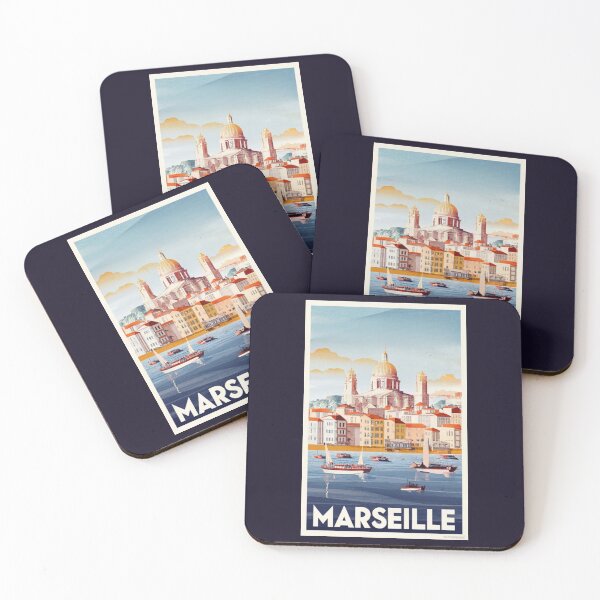 Item preview, A Watercolor Illustration of Marseille - France  designed and sold by Sketch-Shack.
