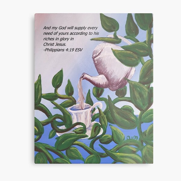 Item preview, Ivy Tea Time - Philippians 4:19 designed and sold by sarunamii.