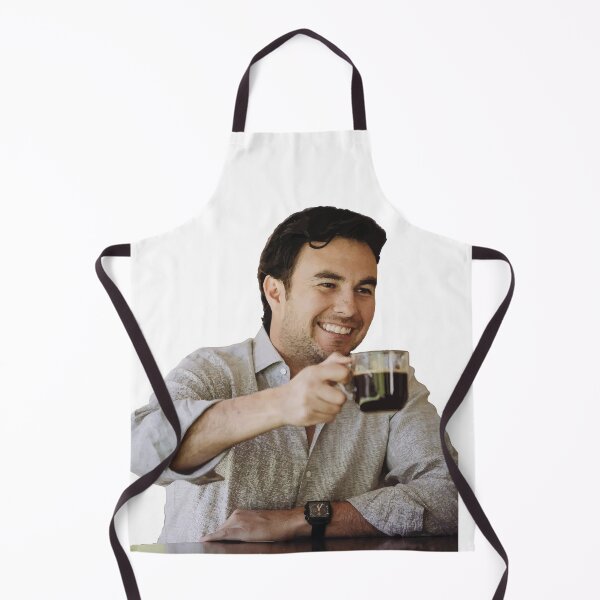 Aperçu de l'œuvre Le pilote de Sergio F1 boit du café Checo créée et vendue par FormulaGTee1.