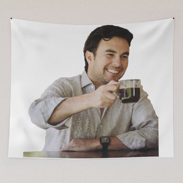 Item preview, Sergio Piloto de F1 toma Café Checo designed and sold by FormulaGTee1.