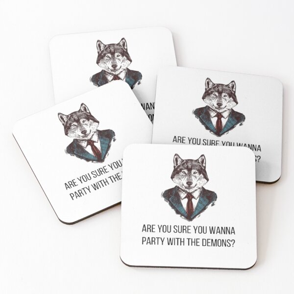Item preview, Are you sure you wanna party with the demons meme designed and sold by official_BRAINROTSHOP.