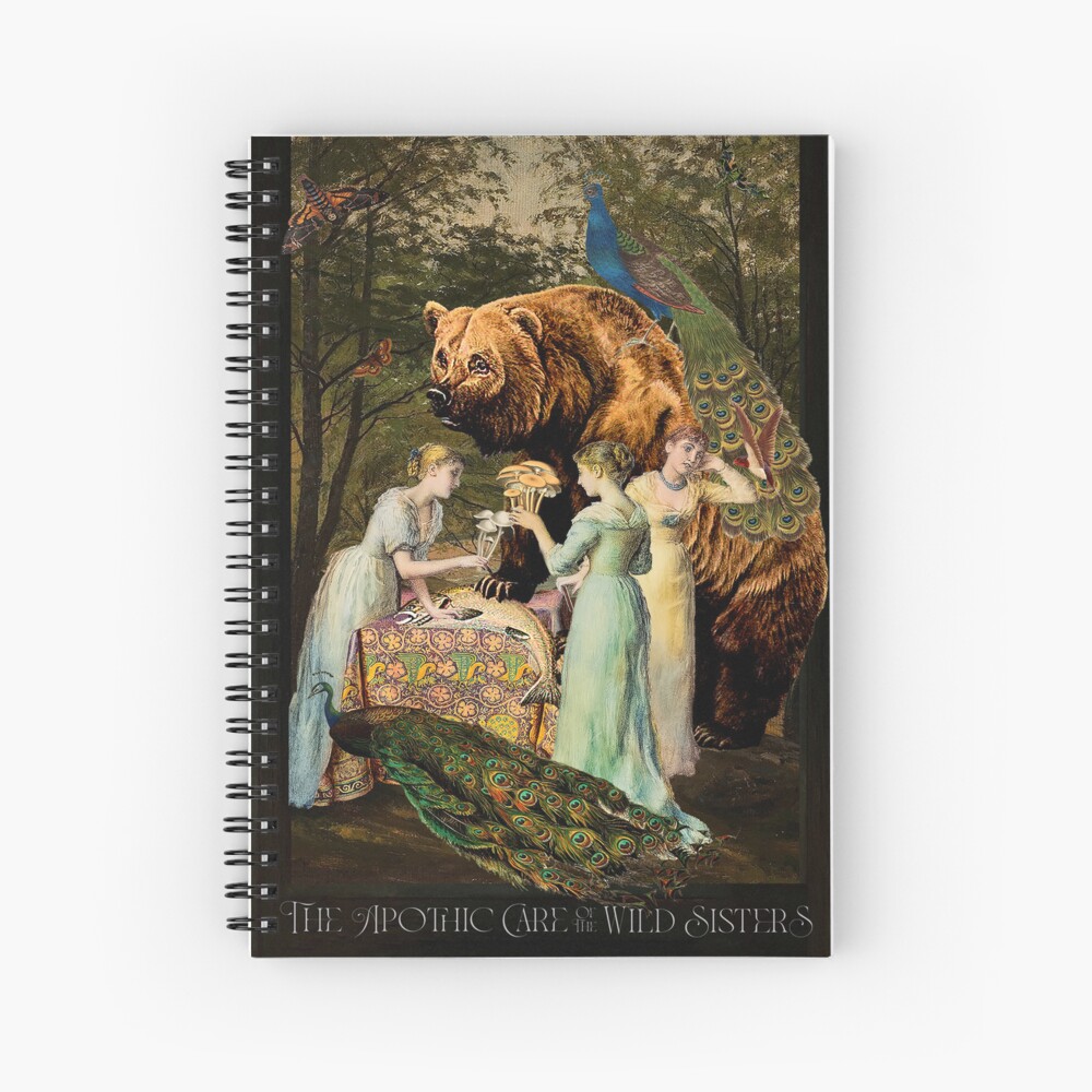 Item preview, Spiral Notebook designed and sold by WildRootsArt.