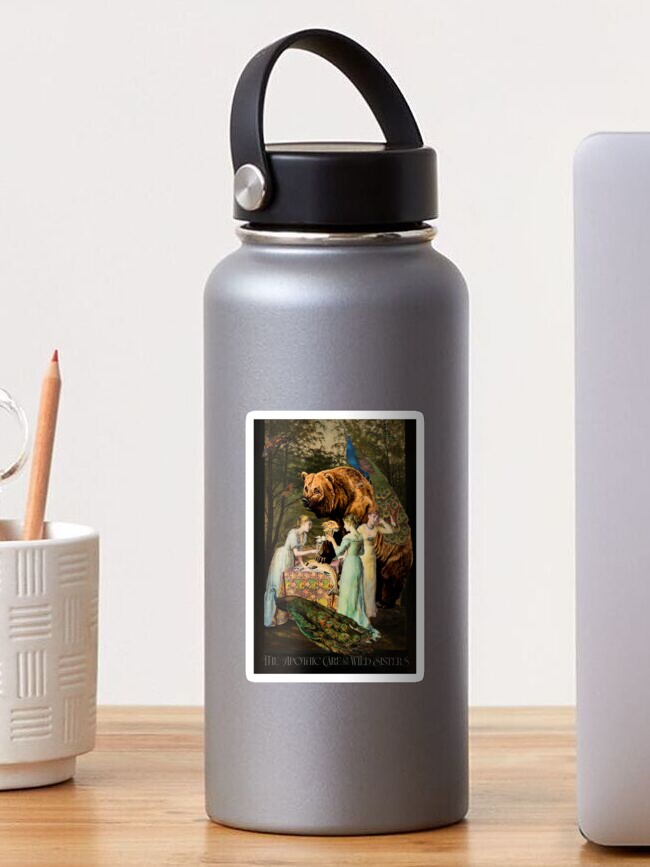 Thumbnail 1 of 3, Sticker, The Apothic Care of the Wild Sisters designed and sold by WildRootsArt.