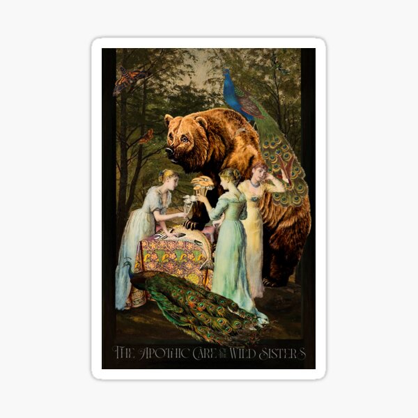 The Apothic Care of the Wild Sisters Sticker