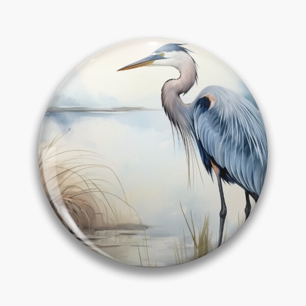 Item preview, Heron in the marsh designed and sold by StephyCreative.