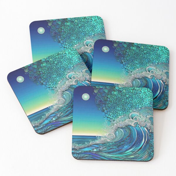 Item preview, Abstract Seascape "Surreal Surf" designed and sold by Artekinium.