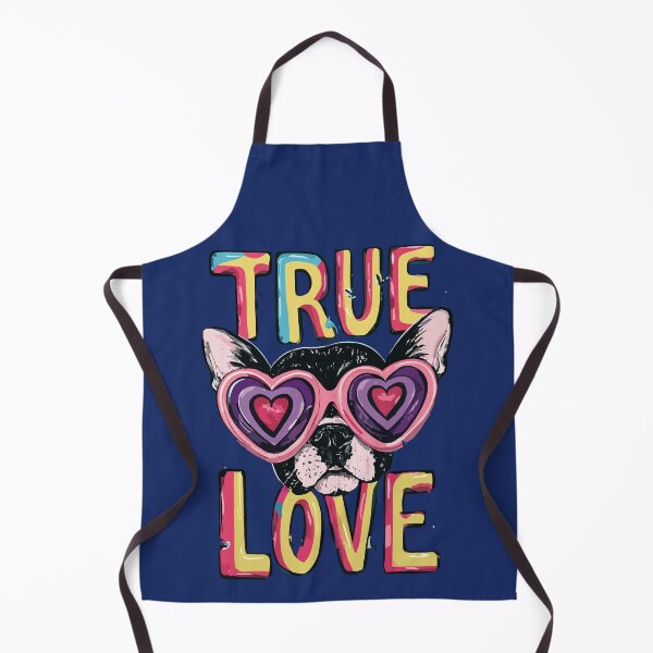Item preview, Dog wearing pink heartshaped glasses with text True Love designed and sold by IwonaShop.
