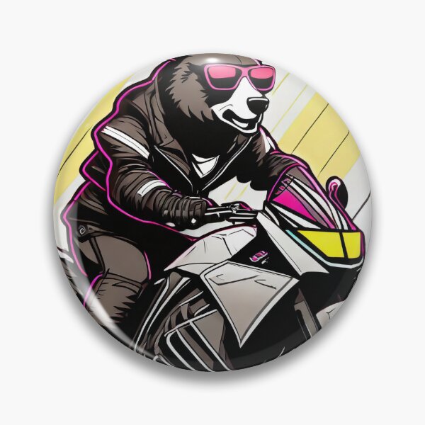 Item preview, Papa Bear on a Motorcycle designed and sold by BADESIGNZZ.
