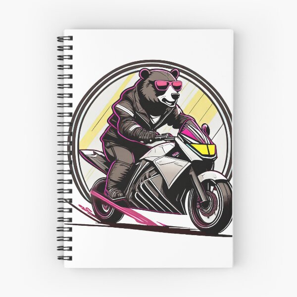 Item preview, Papa Bear on a Motorcycle designed and sold by BADESIGNZZ.