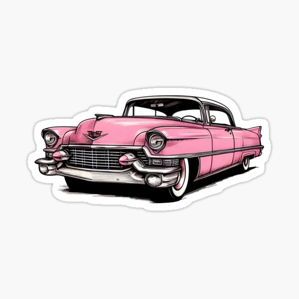 Item preview, Pink Cadillac Club Cadillac. Old retro Car designed and sold by SideKickCreates.