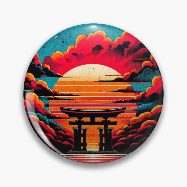 Item preview, Meiji Shrine Fushimi Inari Torii Gate Design designed and sold by RedDesignSyc.