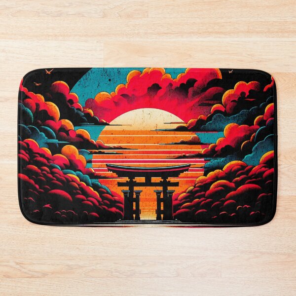 Item preview, Meiji Shrine Fushimi Inari Torii Gate Design designed and sold by RedDesignSyc.