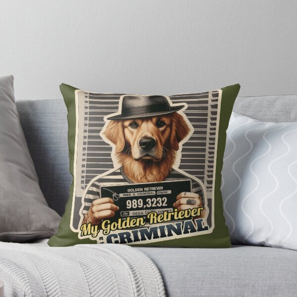 Item preview, Criminal Golden Retriever 2 designed and sold by ThisDress.