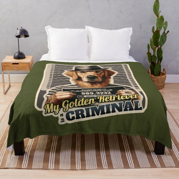Item preview, Criminal Golden Retriever 2 designed and sold by ThisDress.
