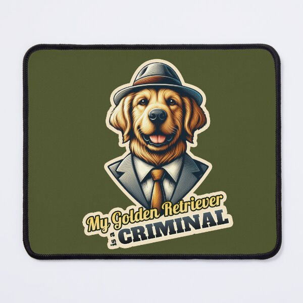 Item preview, Criminal Golden Retriever designed and sold by ThisDress.