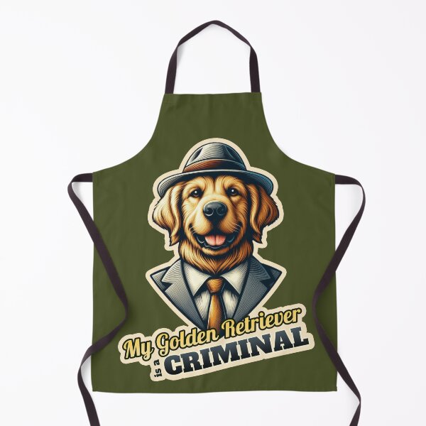 Item preview, Criminal Golden Retriever designed and sold by ThisDress.