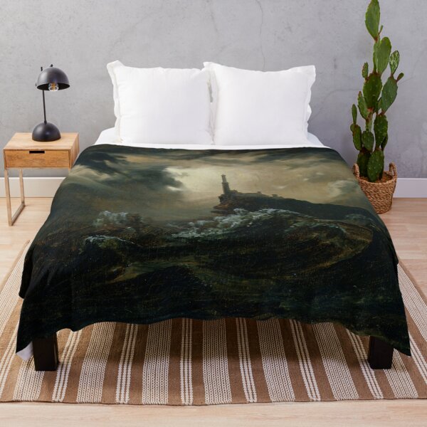 Item preview, Carl Blechen - Stormy Sea with Lighthouse - 1826 designed and sold by ArtExpression.