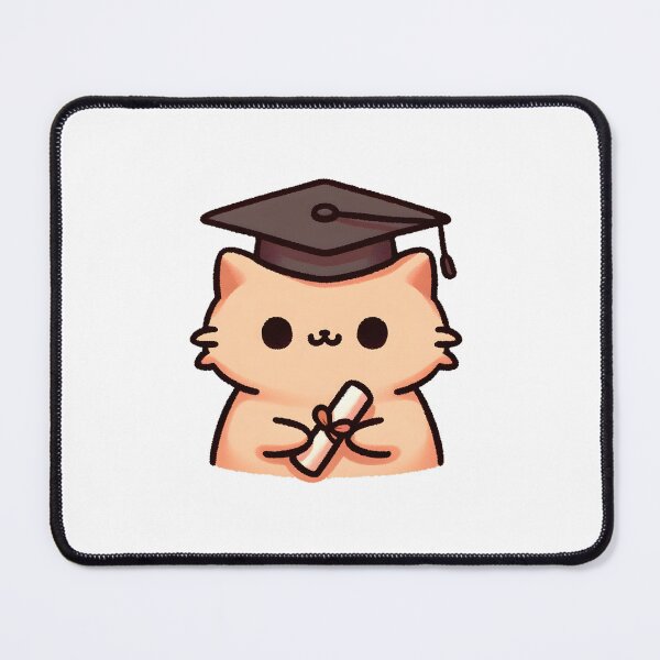 Item preview, Graduate Cat with Diploma  designed and sold by UmbrellaStudio1.