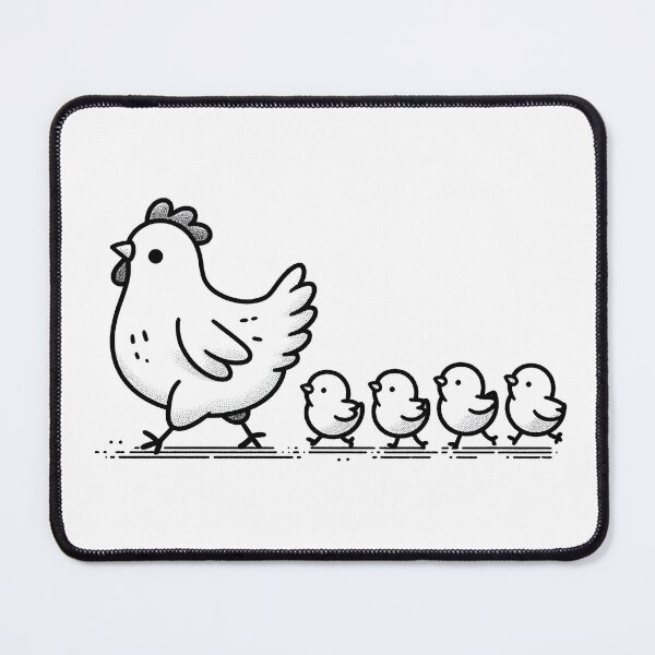 Item preview, A chicken cares about her chicks designed and sold by Ingridpd.