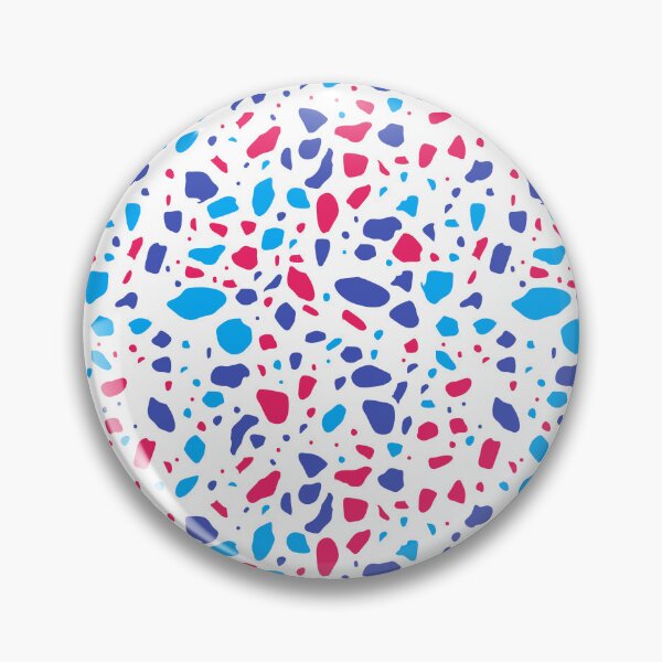 Item preview, Blue White Red Splatter Abstract Modern Contemporary  designed and sold by VioletsnPansies.