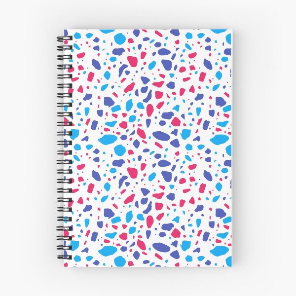 Item preview, Blue White Red Splatter Abstract Modern Contemporary  designed and sold by VioletsnPansies.