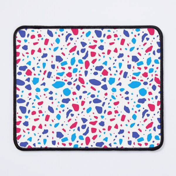 Item preview, Blue White Red Splatter Abstract Modern Contemporary designed and sold by VioletsnPansies.