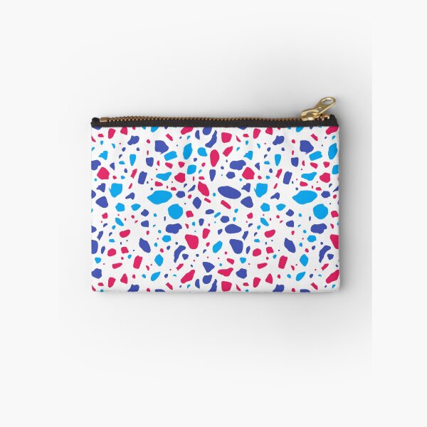 Item preview, Blue White Red Splatter Abstract Modern Contemporary  designed and sold by VioletsnPansies.