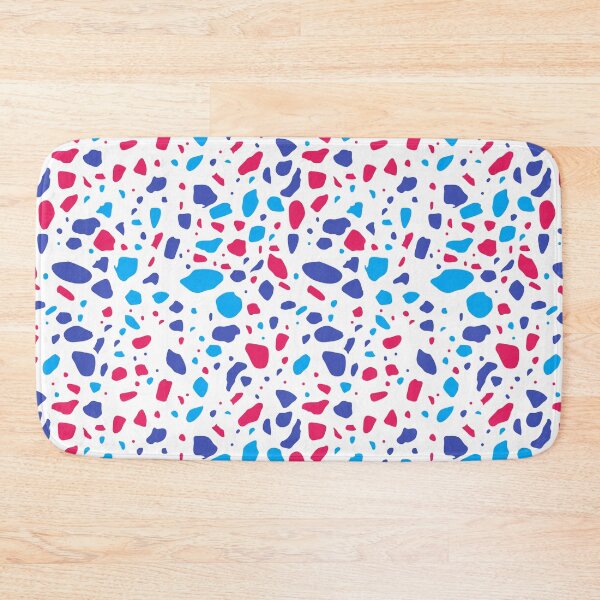Item preview, Blue White Red Splatter Abstract Modern Contemporary  designed and sold by VioletsnPansies.