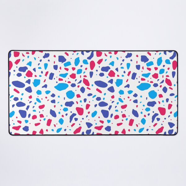 Item preview, Blue White Red Splatter Abstract Modern Contemporary designed and sold by VioletsnPansies.
