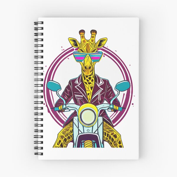 Item preview, Giraffe on a Motorcycle designed and sold by BADESIGNZZ.