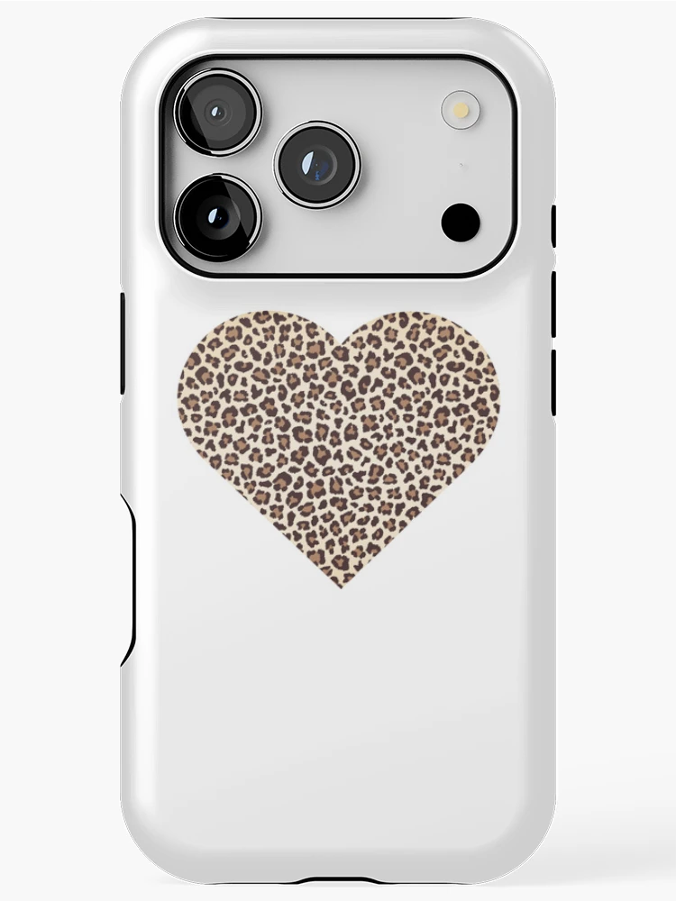 Thumbnail 1 of 4, iPhone Case, Heart In Leopard Pattern designed and sold by Designfs.