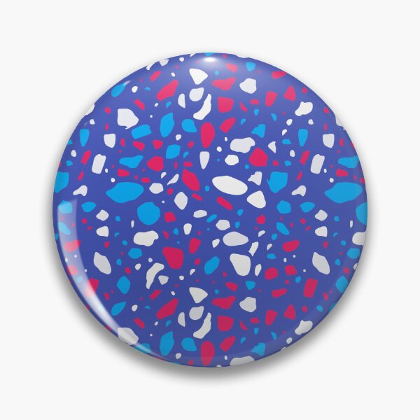 Item preview, Blue White Red Splatter Abstract Modern Contemporary  designed and sold by VioletsnPansies.