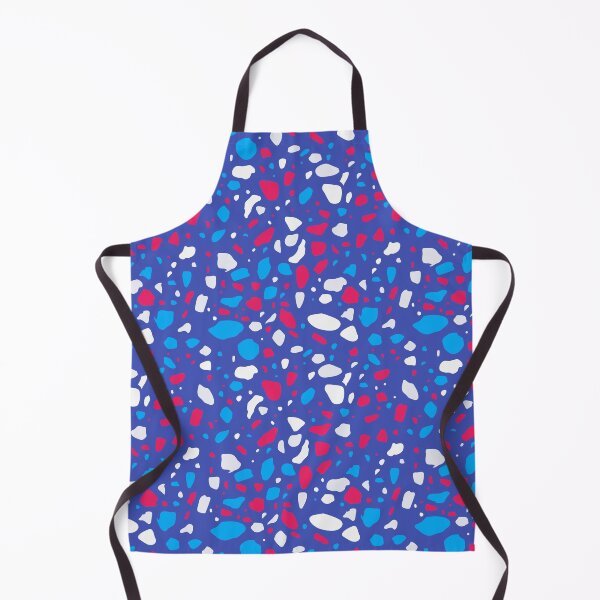 Item preview, Blue White Red Splatter Abstract Modern Contemporary  designed and sold by VioletsnPansies.