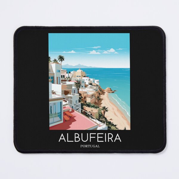 Item preview, A Pop Art Travel Print of Albufeira - Portugal designed and sold by StudioRedKoala.