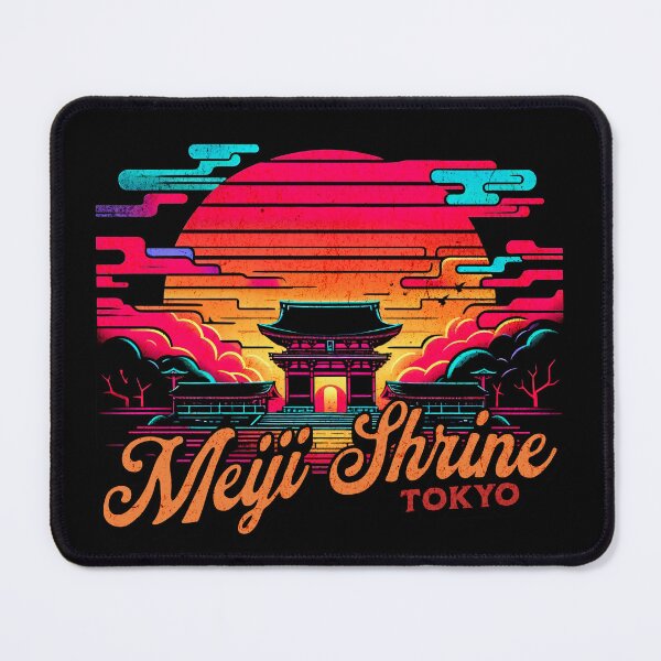 Item preview, Meiji Shrine Tokyo Sunset Graffiti Design designed and sold by RedDesignSyc.