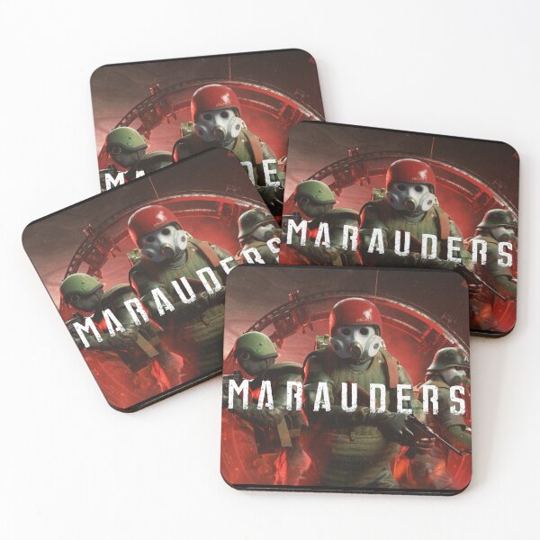 Item preview, Marauders Game Logo With Awesome Soldiers designed and sold by ContTraders.