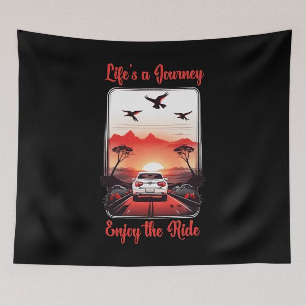 Item preview, Life's a journey enjoy the Ride  t-shirt designed and sold by THISisIT-eshop.