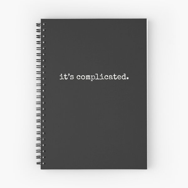 Item preview, It's Complicated Dating Status designed and sold by minimaldshop.