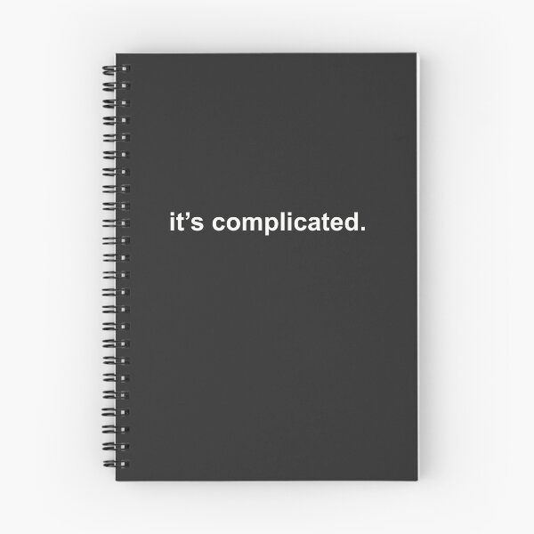 Item preview, It's Complicated Dating Status designed and sold by minimaldshop.