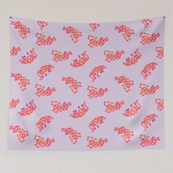 Item preview, Wild cat pattern designed and sold by Botanical Cat.
