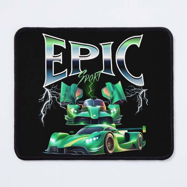 Item preview, Epic Green Sport Race Car Design designed and sold by Giggle Crafts Co.