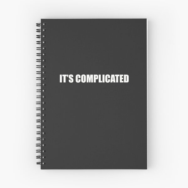 Item preview, It's Complicated Dating Status designed and sold by minimaldshop.
