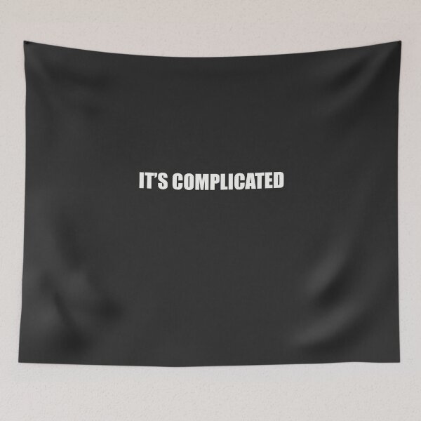 Item preview, It's Complicated Dating Status designed and sold by minimaldshop.