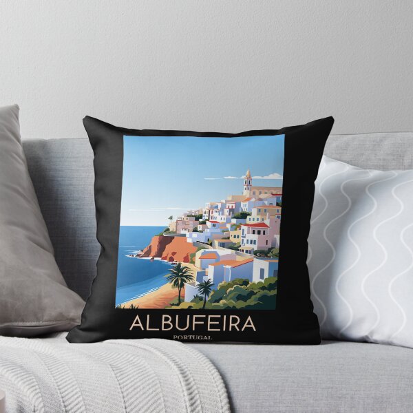 Item preview, A Pop Art Travel Print of Albufeira - Portugal designed and sold by StudioRedKoala.