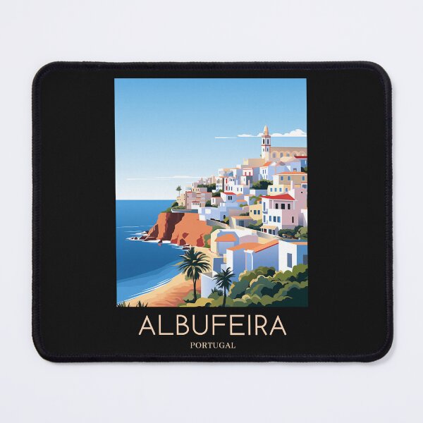 Item preview, A Pop Art Travel Print of Albufeira - Portugal designed and sold by StudioRedKoala.