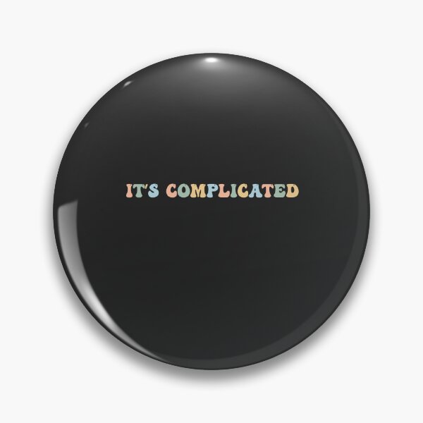 Item preview, It's Complicated Dating Status designed and sold by minimaldshop.
