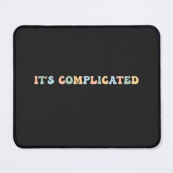 Item preview, It's Complicated Dating Status designed and sold by minimaldshop.