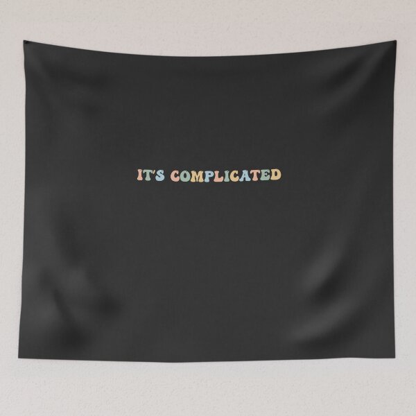 Item preview, It's Complicated Dating Status designed and sold by minimaldshop.