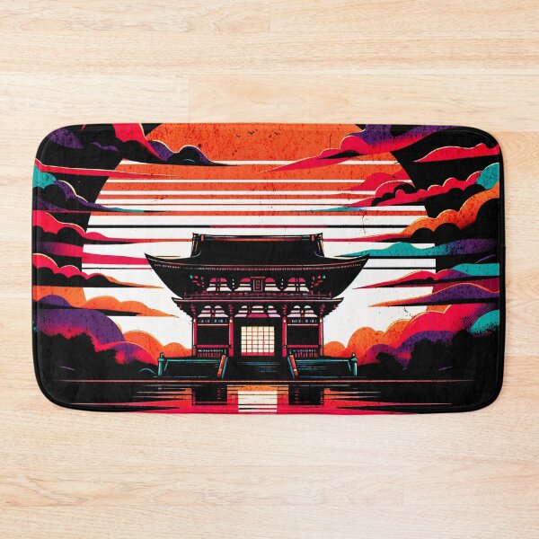 Item preview, Meiji Shrine Tokyo Retro Design designed and sold by RedDesignSyc.